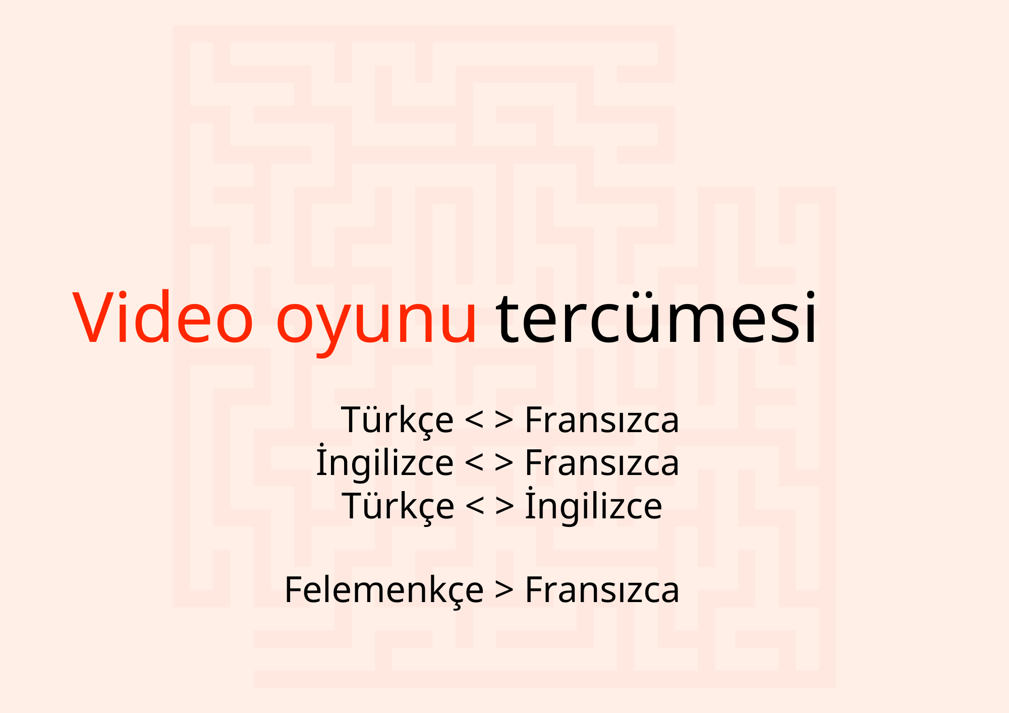 Video oyunu tercümesi - video oyun çevirisi